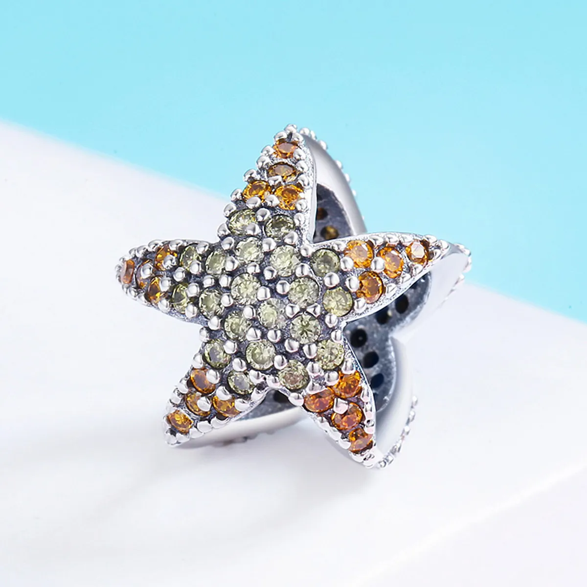 Pandora Style Silver Starfish Charm - SCC586