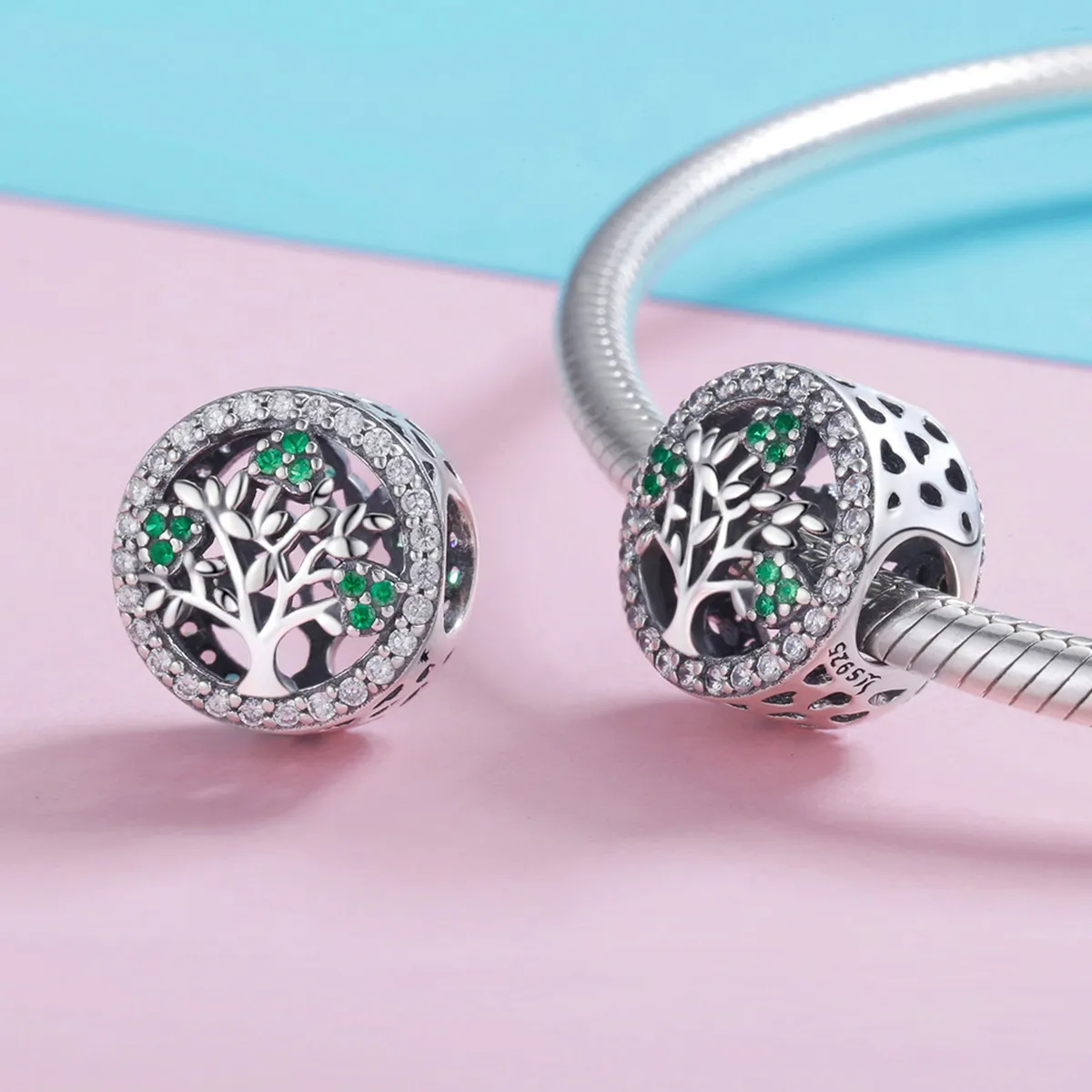 Pandora Style Silver Tree of Life Charm - SCC919