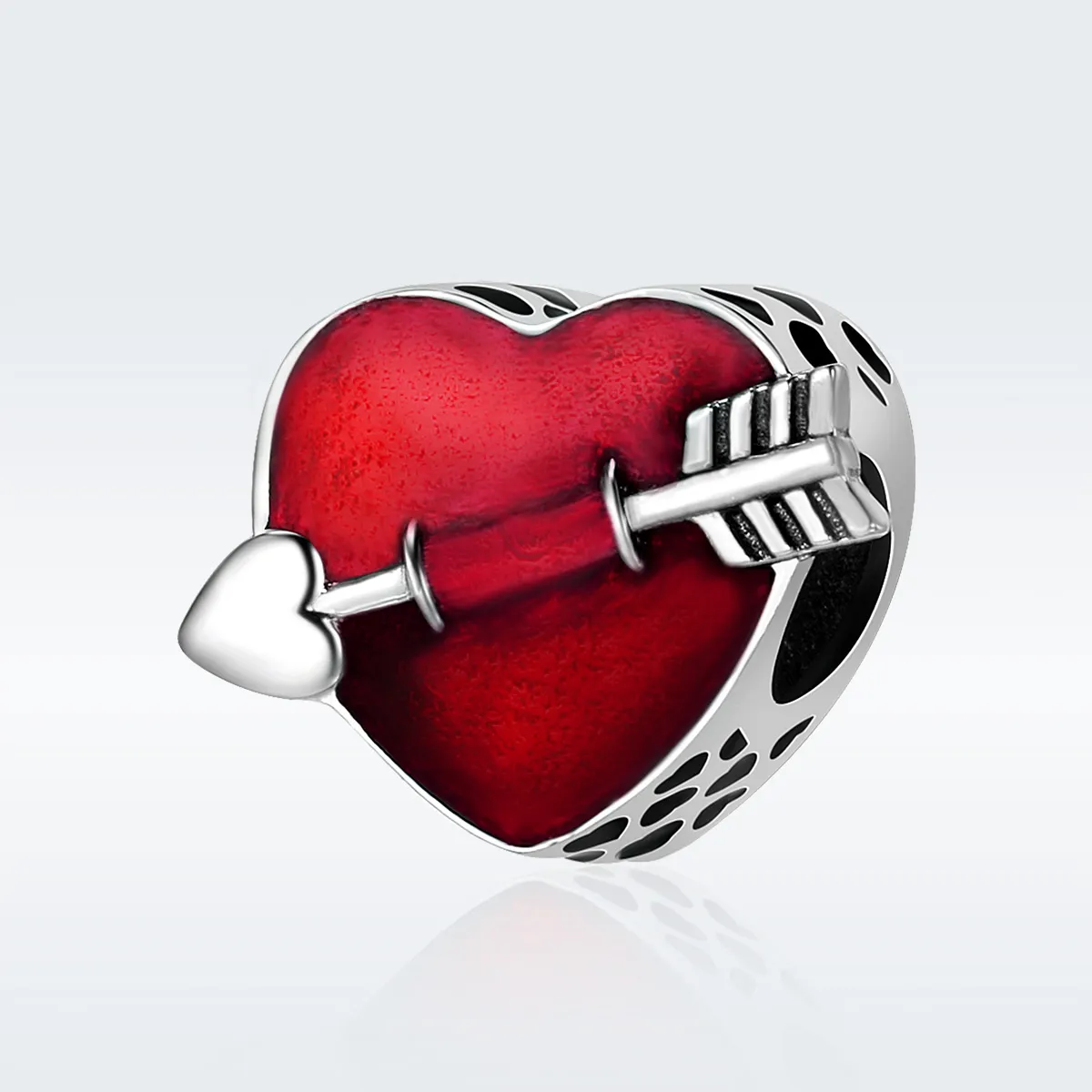 Pandora Style Silver Valentine's Day First Love Charm - SCC480