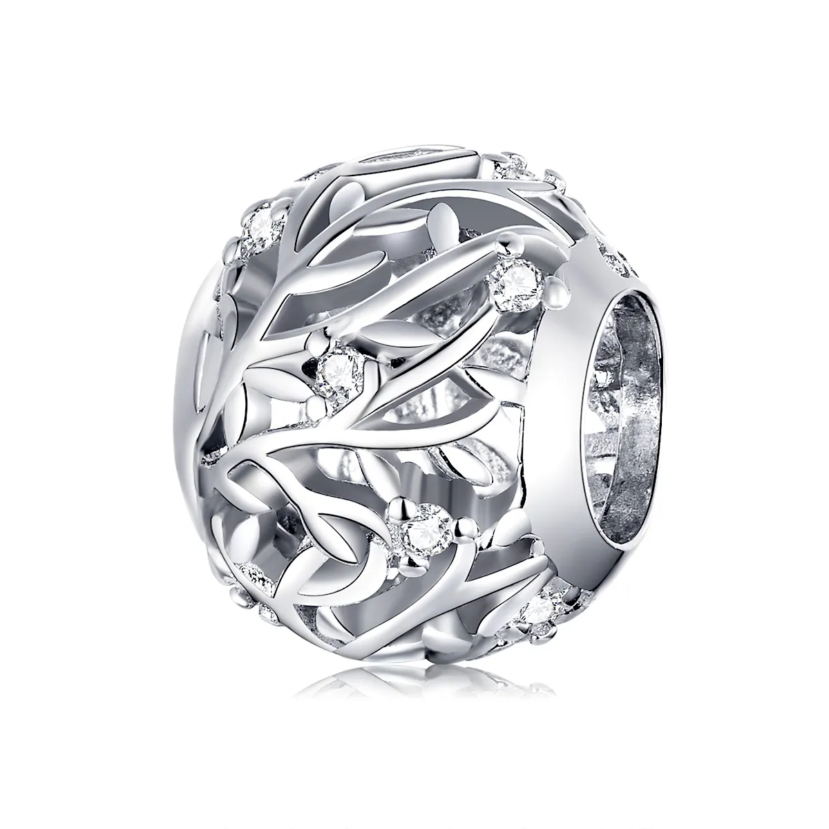 Pandora Style Silver Vine Charm - BSC256