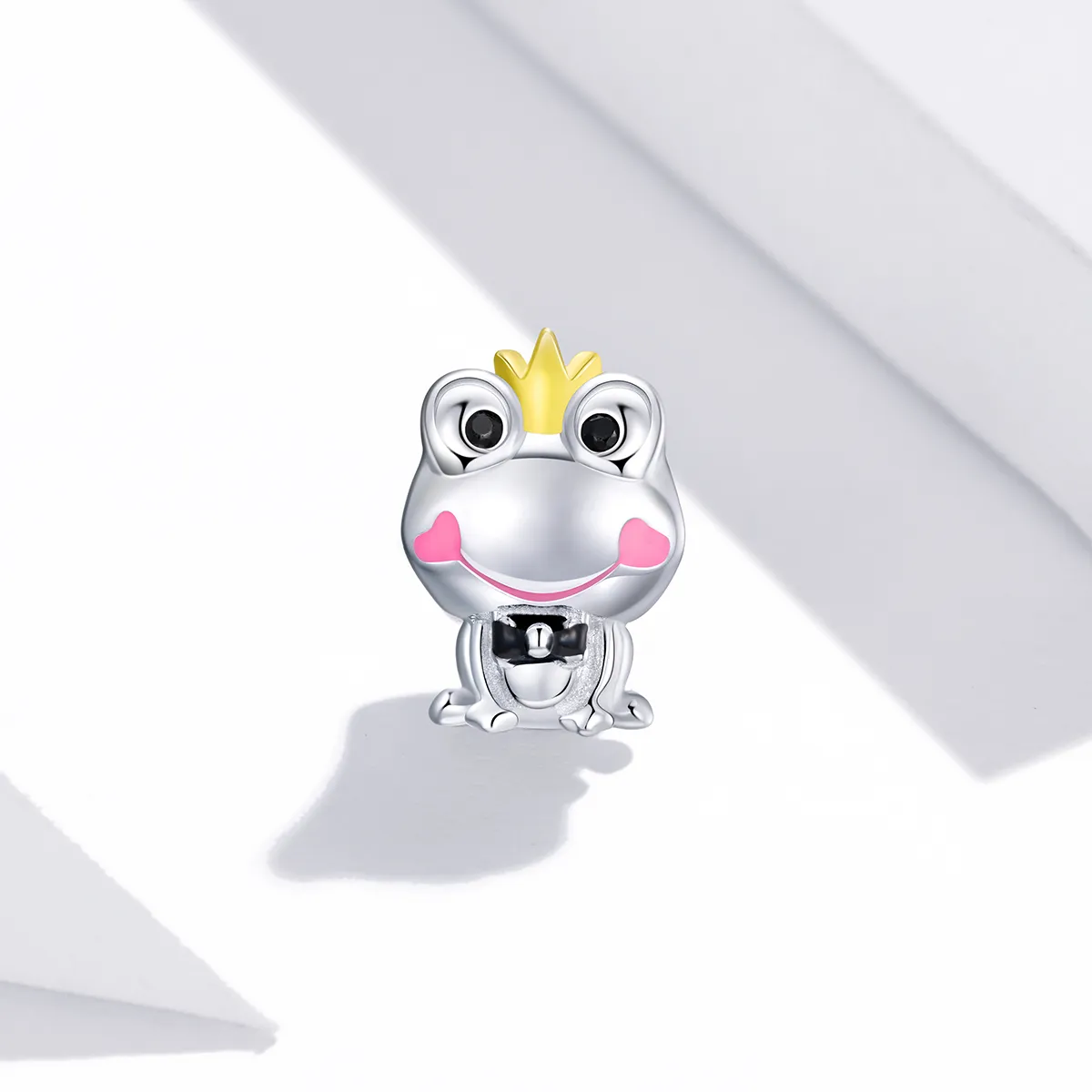 Pandora Style Two Tone Gentle Frog Charm - SCC1769