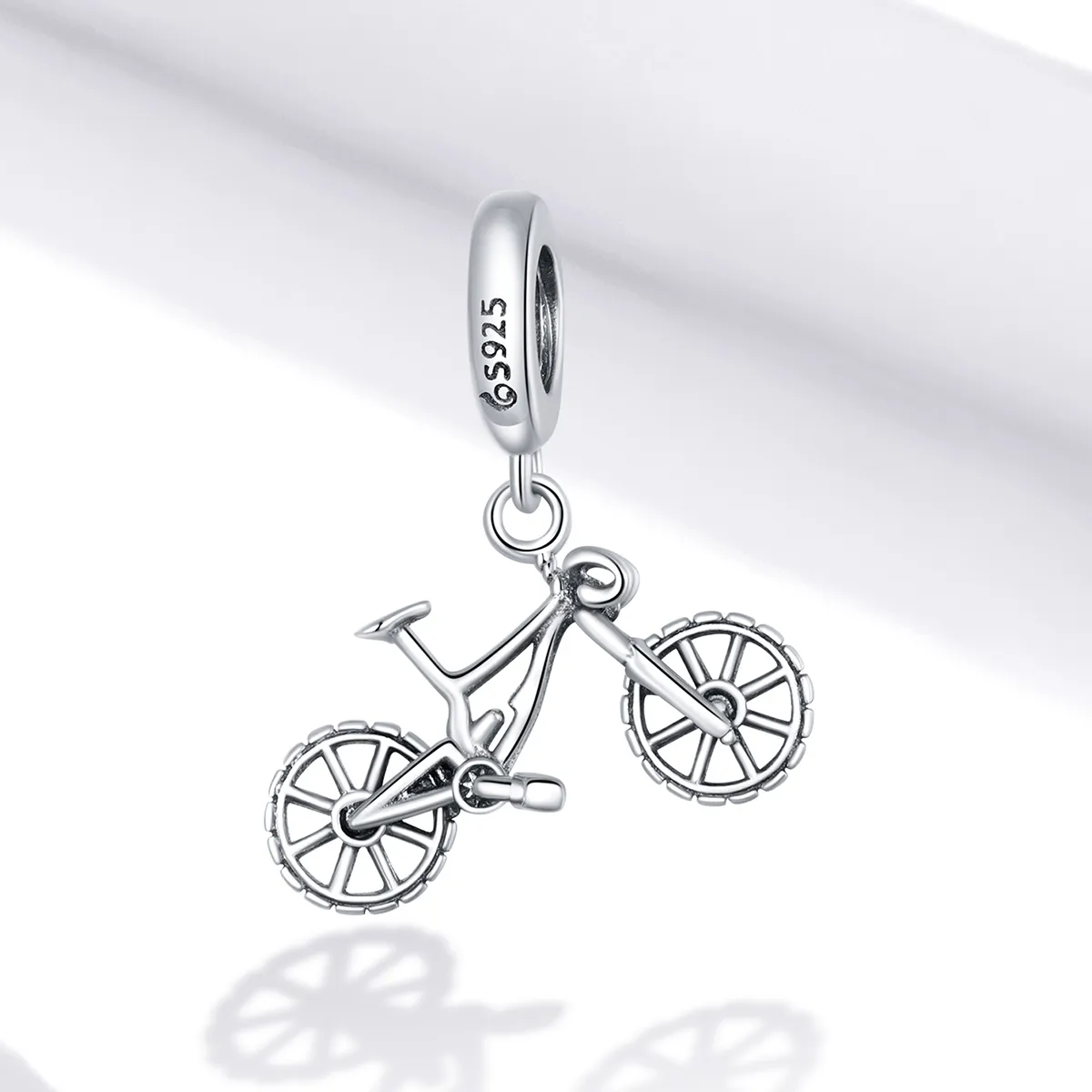 Pandora Style Silver Bicycle Dangle - BSC384