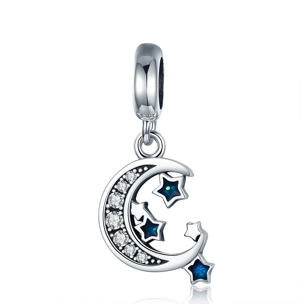 Pandora Style Silver Bright Stars Dangle - SCC639