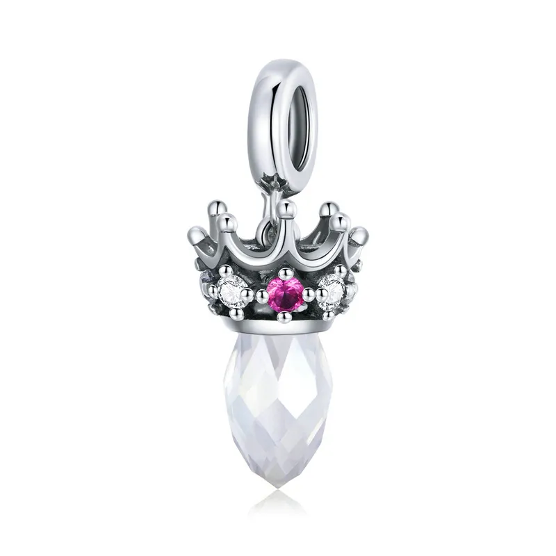 Pandora Style Silver Crown Dangle - SCC1772