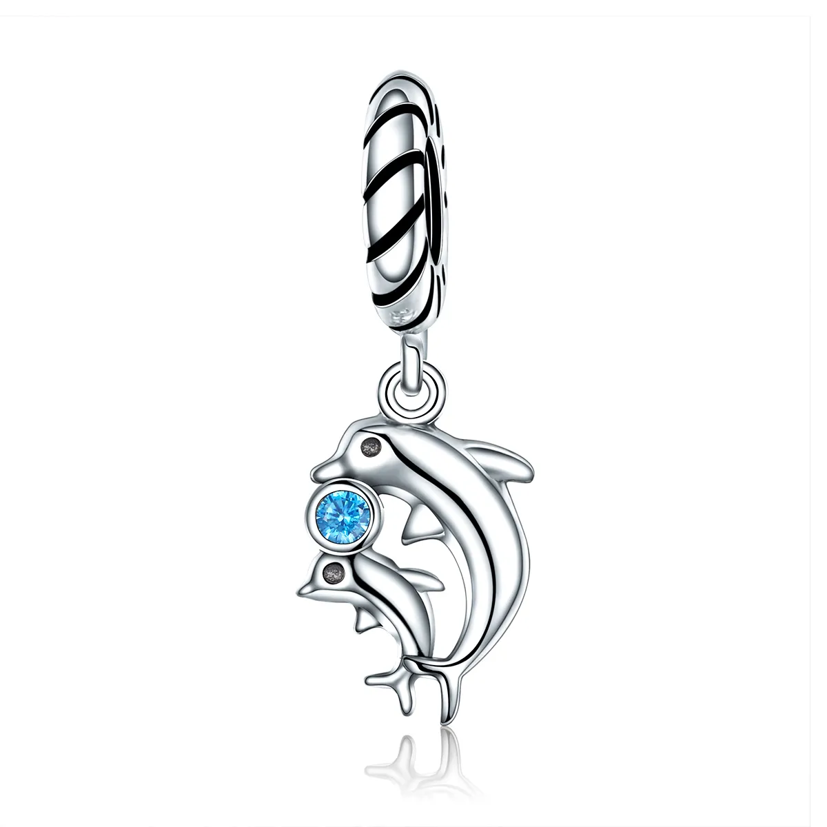 Pandora Style Silver Dolphin Dangle - SCC264