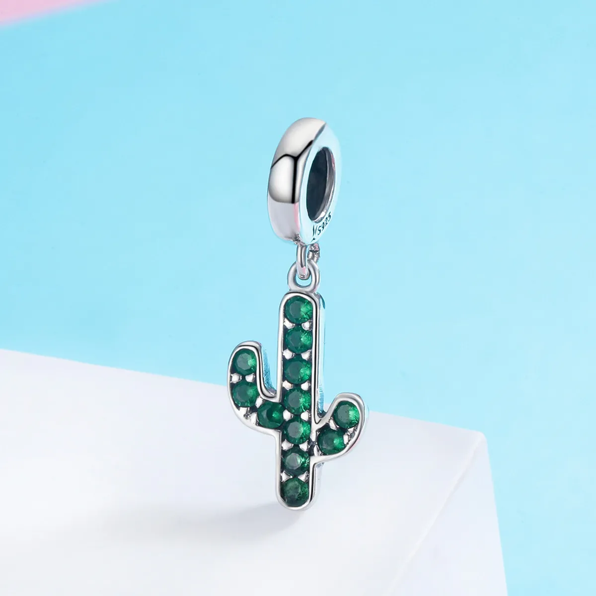 Pandora Style Silver Fresh Cactus Dangle - SCC515