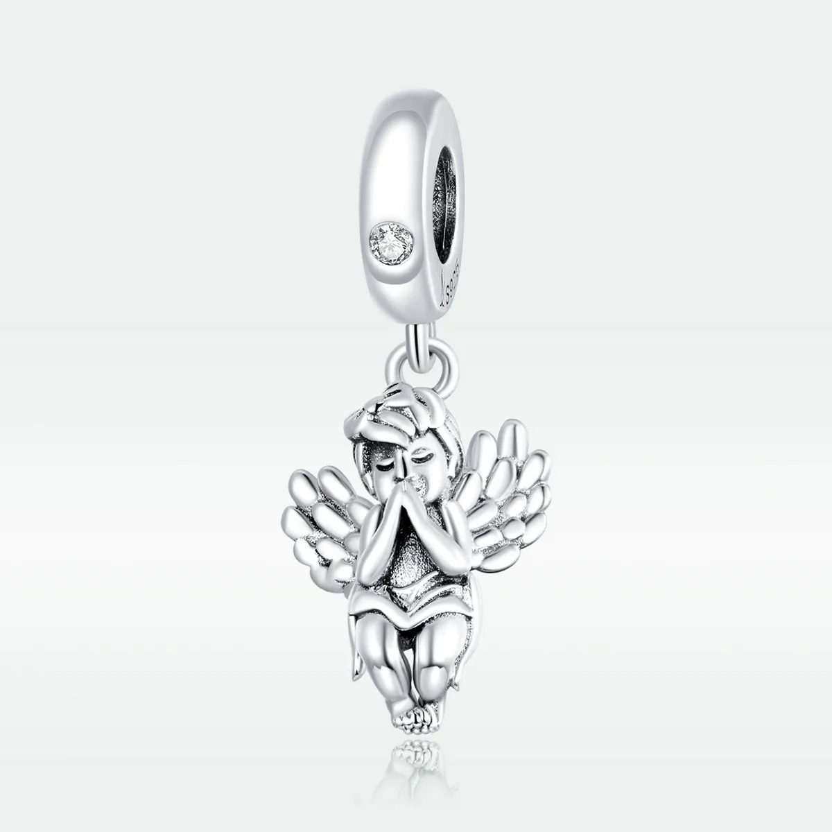 Pandora Style Silver Little Angel Dangle - SCC1686