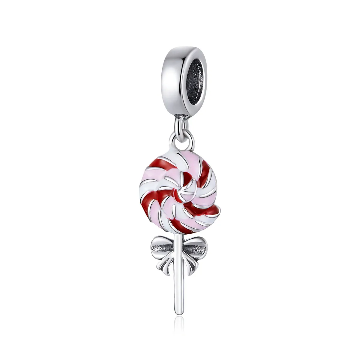 pandora style silver lollipop dangle scc1491