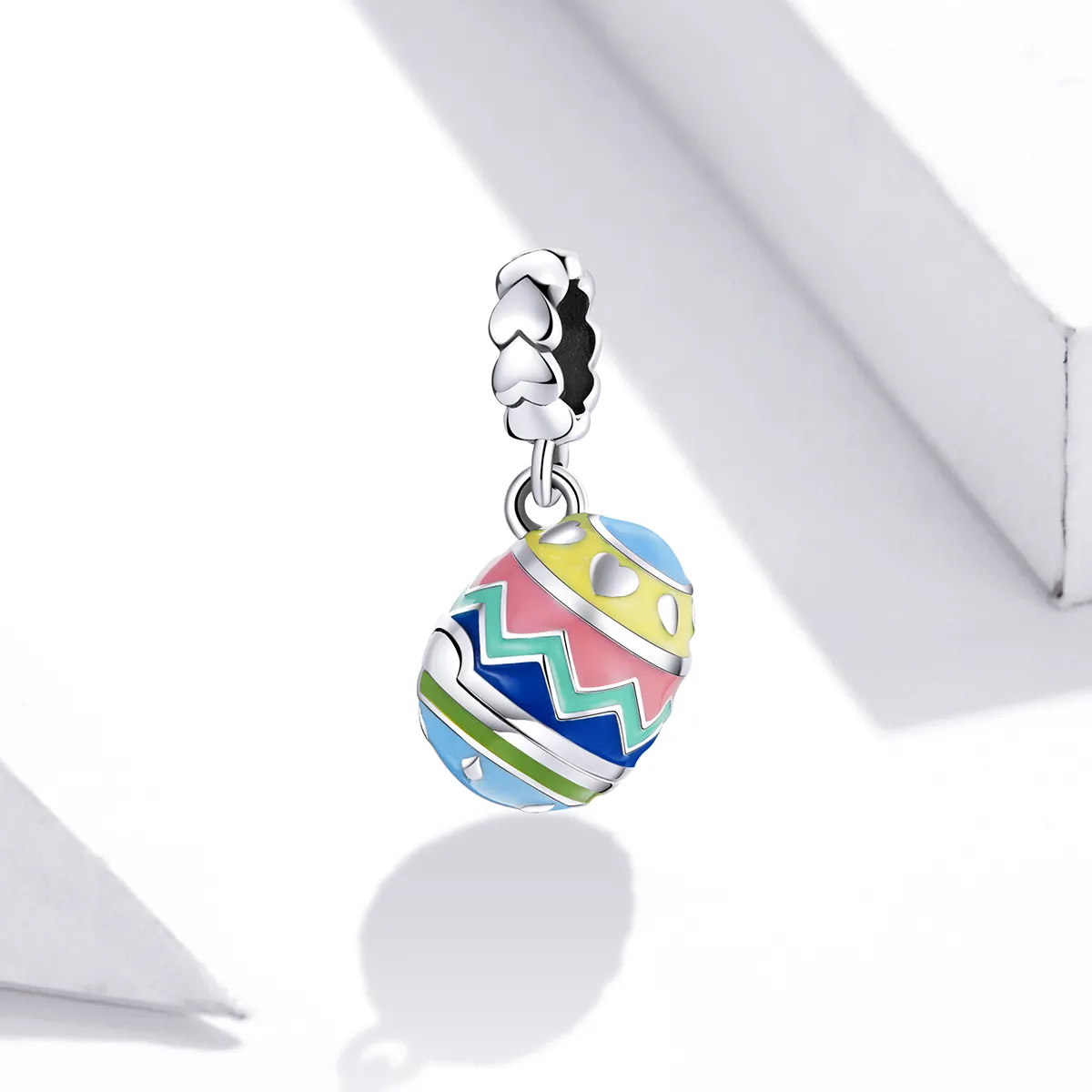 Pandora Style Silver Lucky Eggs Dangle - SCC1753