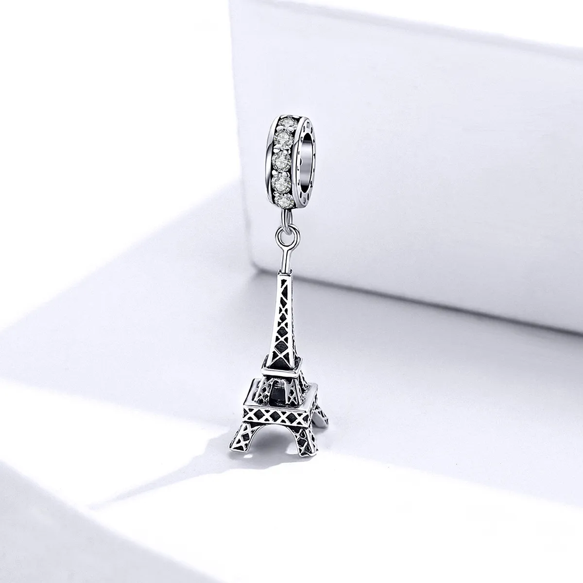 Pandora Style Silver Paris Eiffel Tower Dangle - BSC154