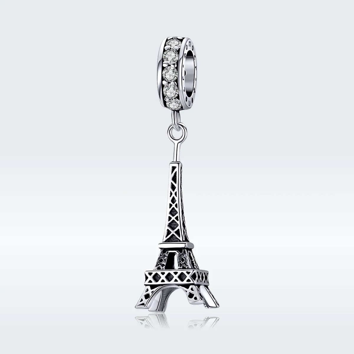 Pandora Style Silver Paris Eiffel Tower Dangle - BSC154