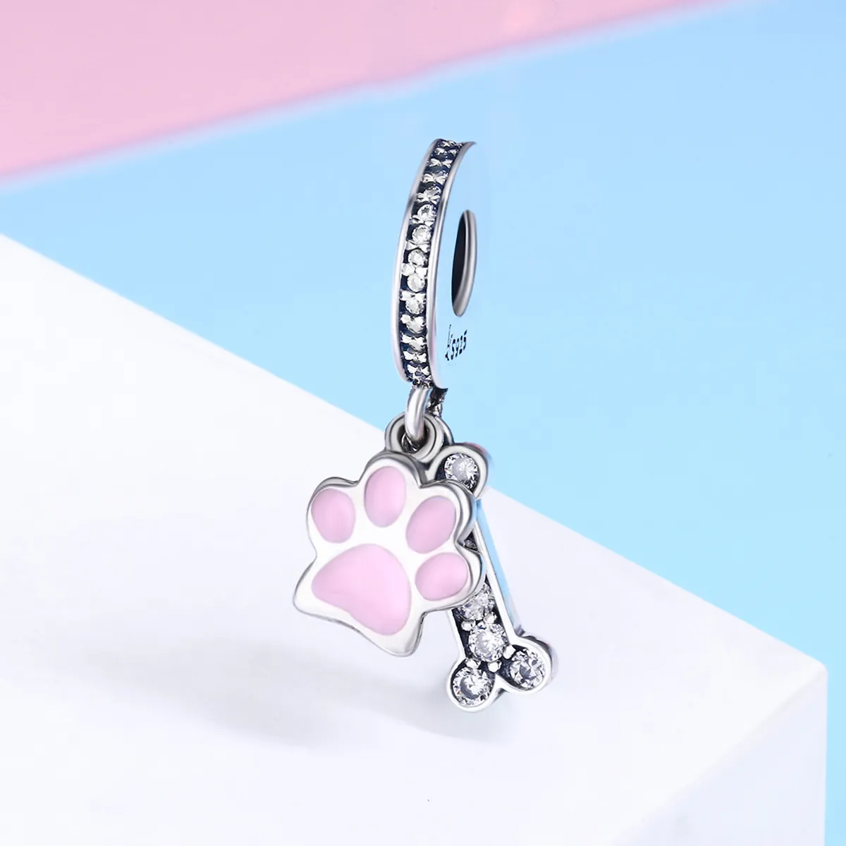 Pandora Style Silver Pet Lover Dangle - SCC452