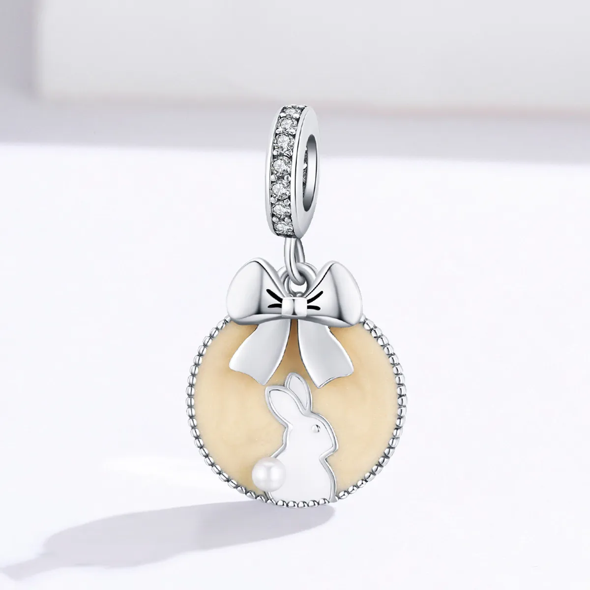 Pandora Style Silver Rabbit Dangle - SCC1439