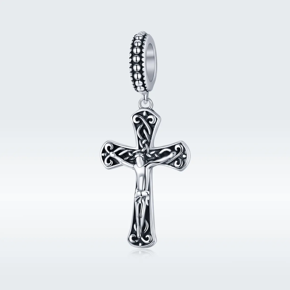 Pandora Style Silver The Cross of Jesus Dangle - SCC1407