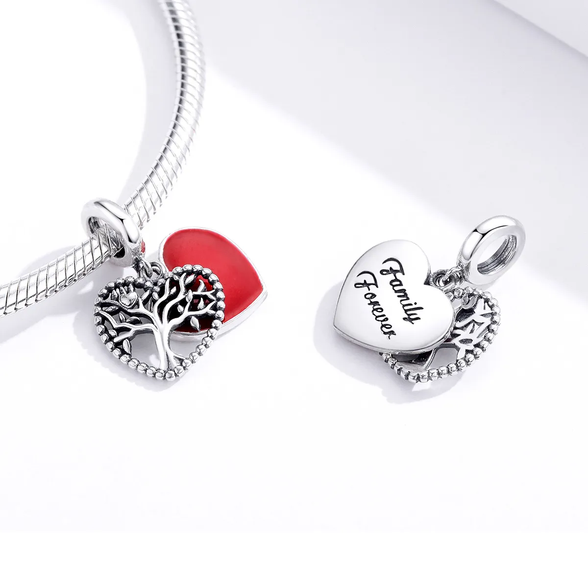 Pandora Style Silver Tree of Love Dangle - SCC1556