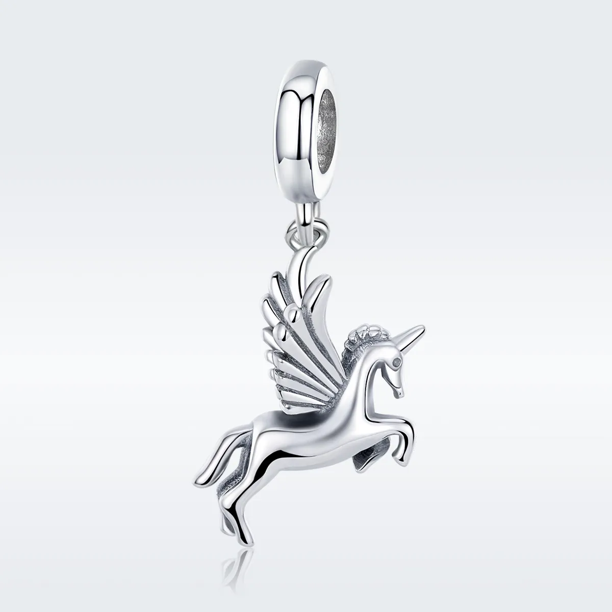 Pandora Style Silver Unicorn Memory Dangle - SCC704