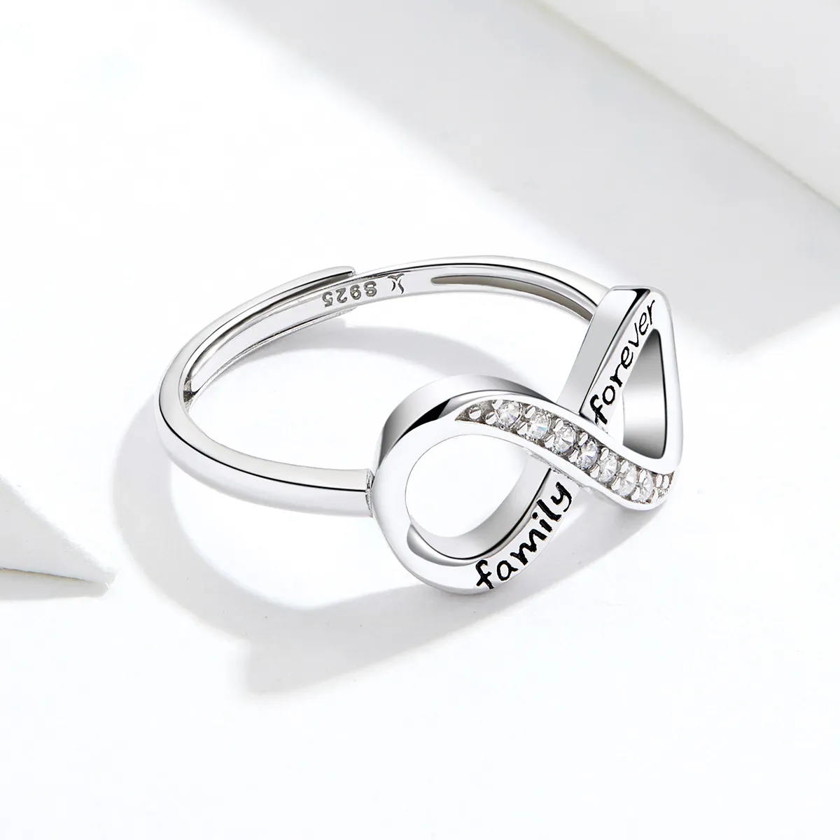 Pandora Style Silver Endless Love Open Ring - SCR579