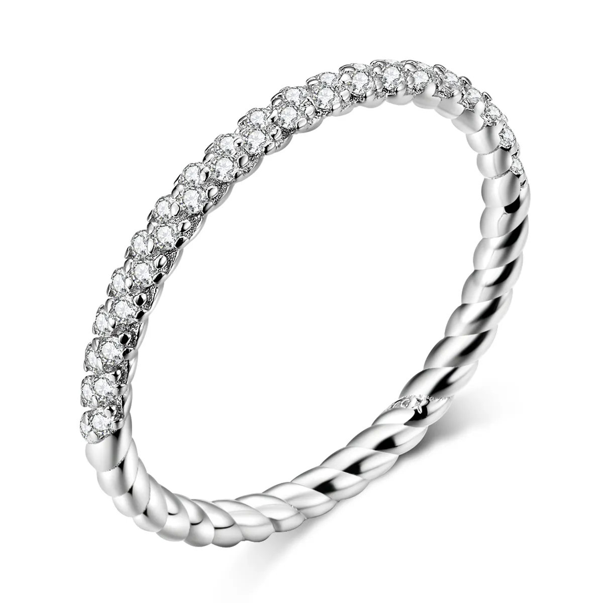 pandora style silver love ring scr624