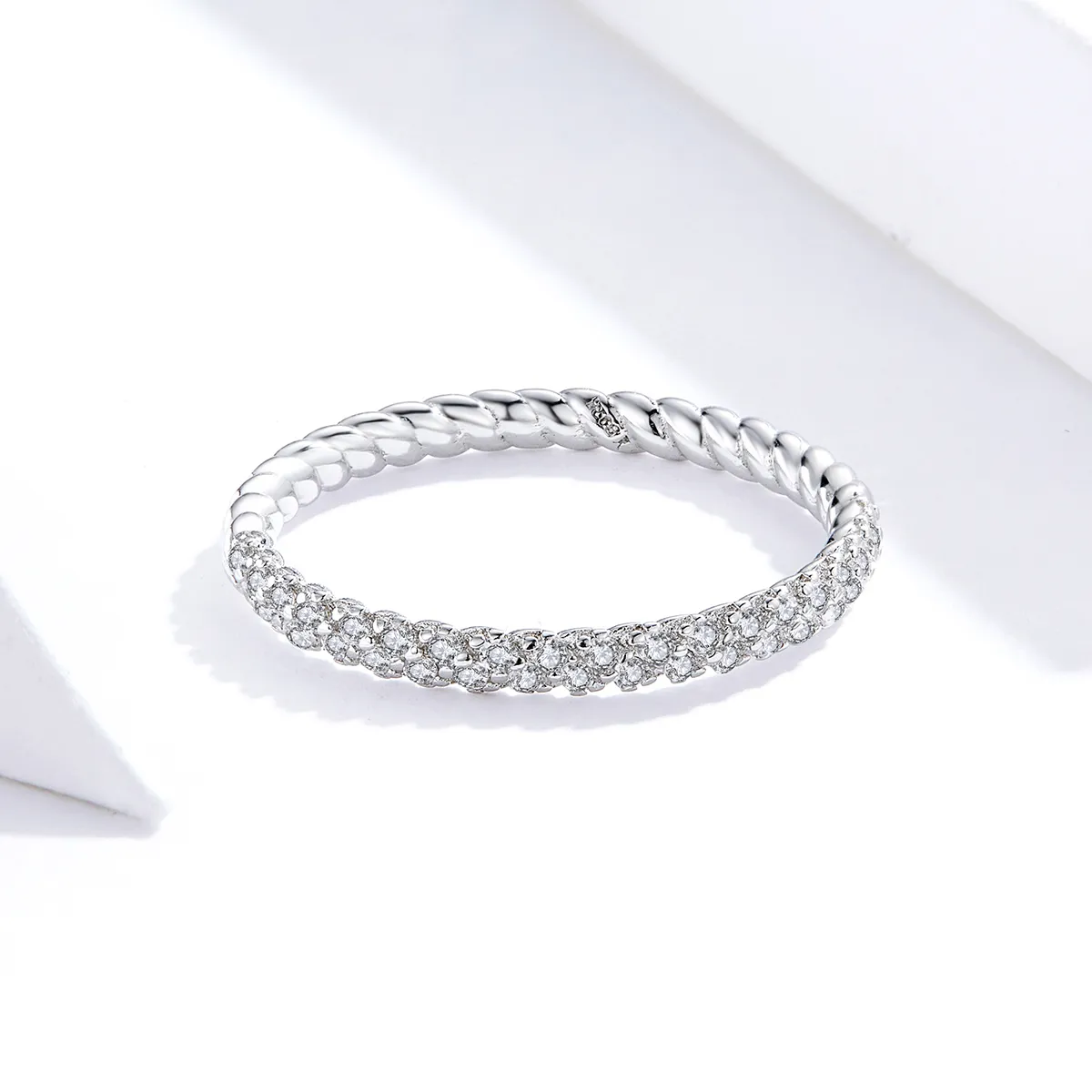 Pandora Style Silver Love Ring - SCR624