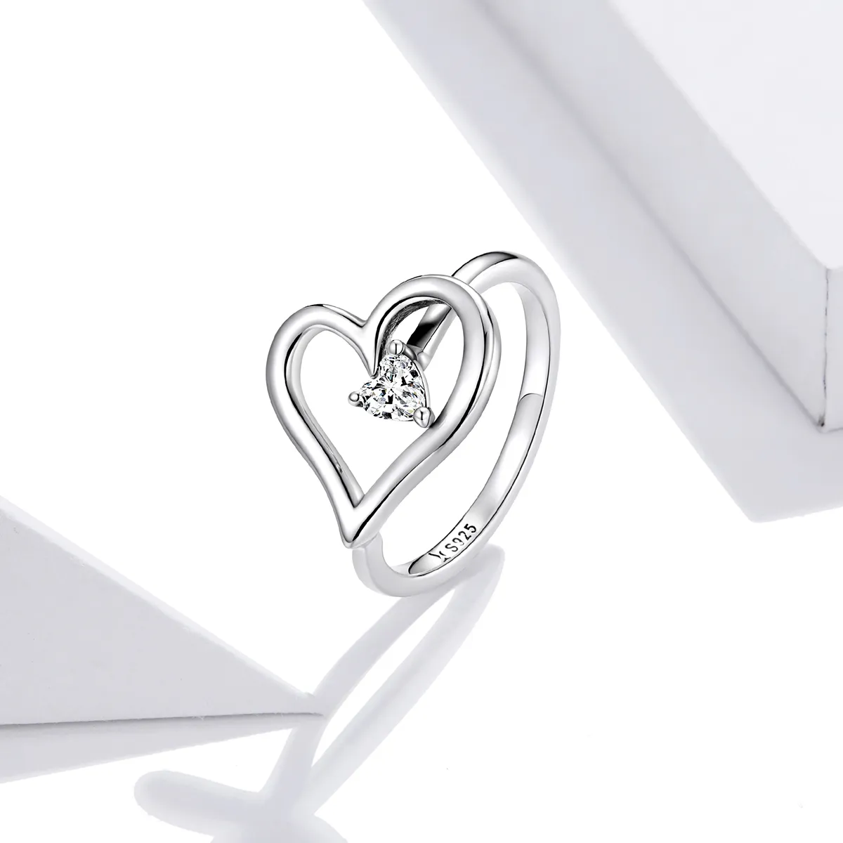 Pandora Style Silver Shining Wish Ring - SCR700