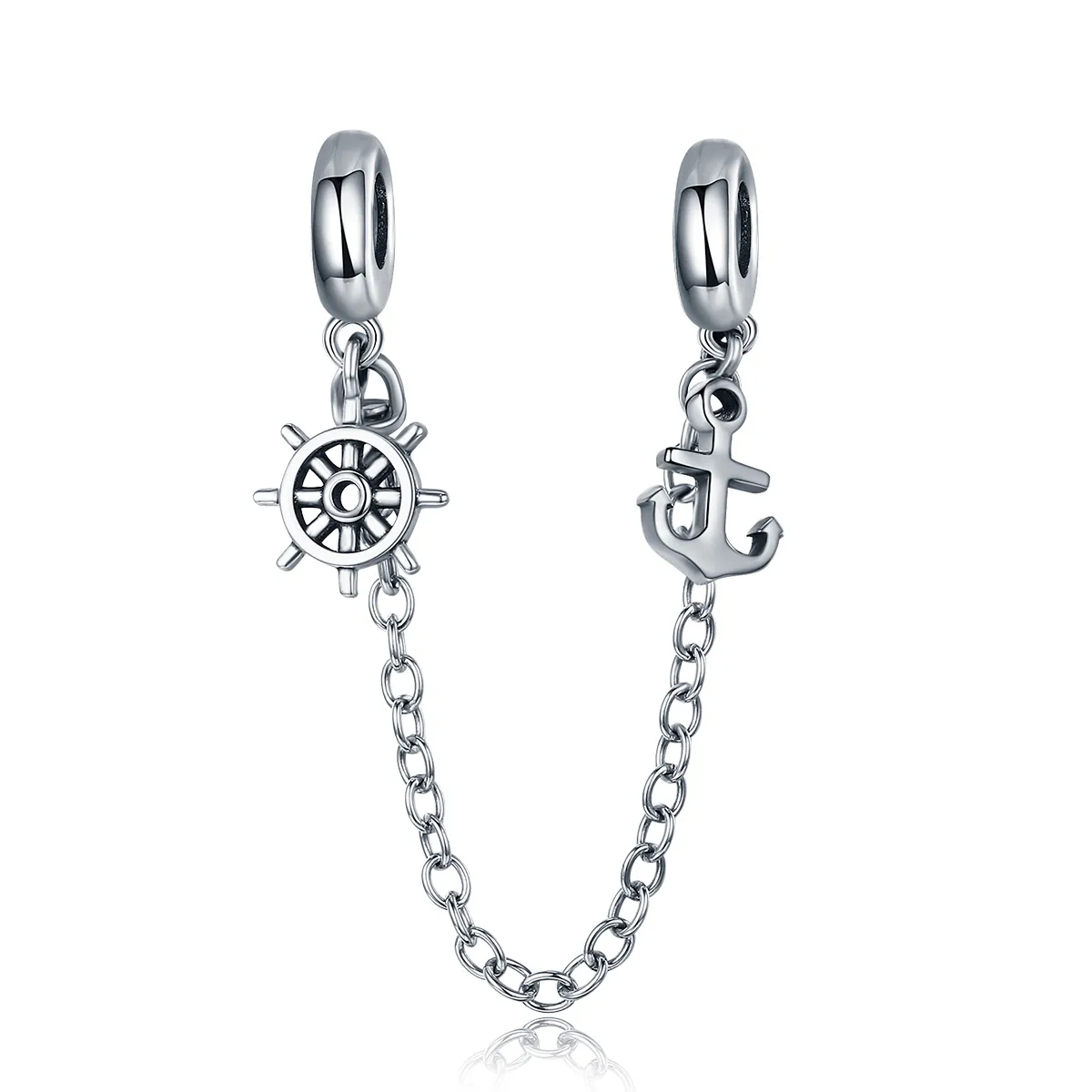 Pandora Style Silver Voyage Safety Chain - SCC604