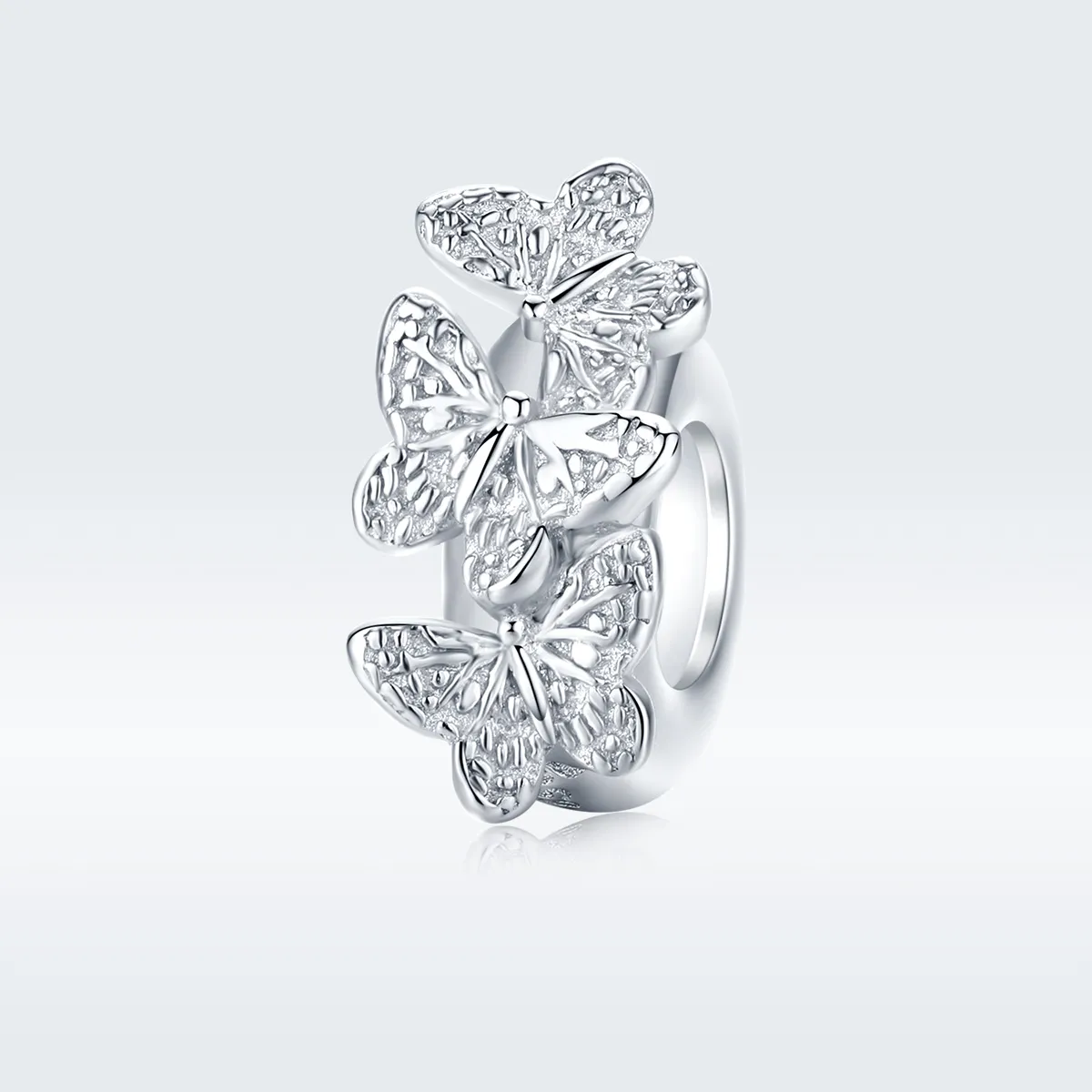 pandora style silver butterfly spacer charm bsc120