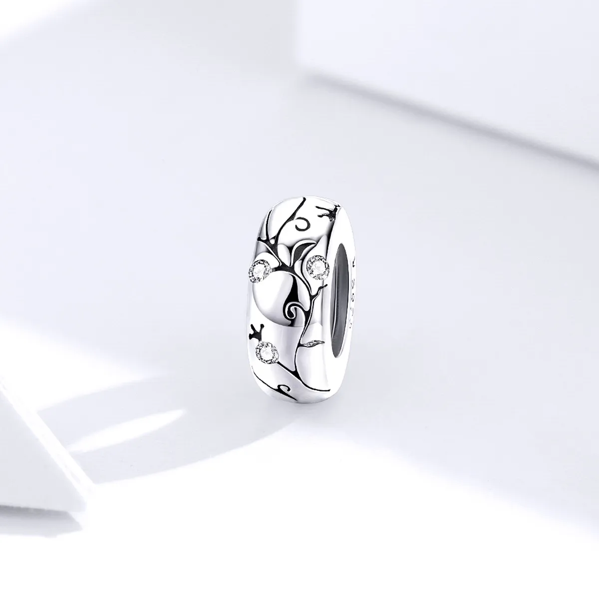 Pandora Style Silver Classical Pattern Spacer Charm - SCC1559