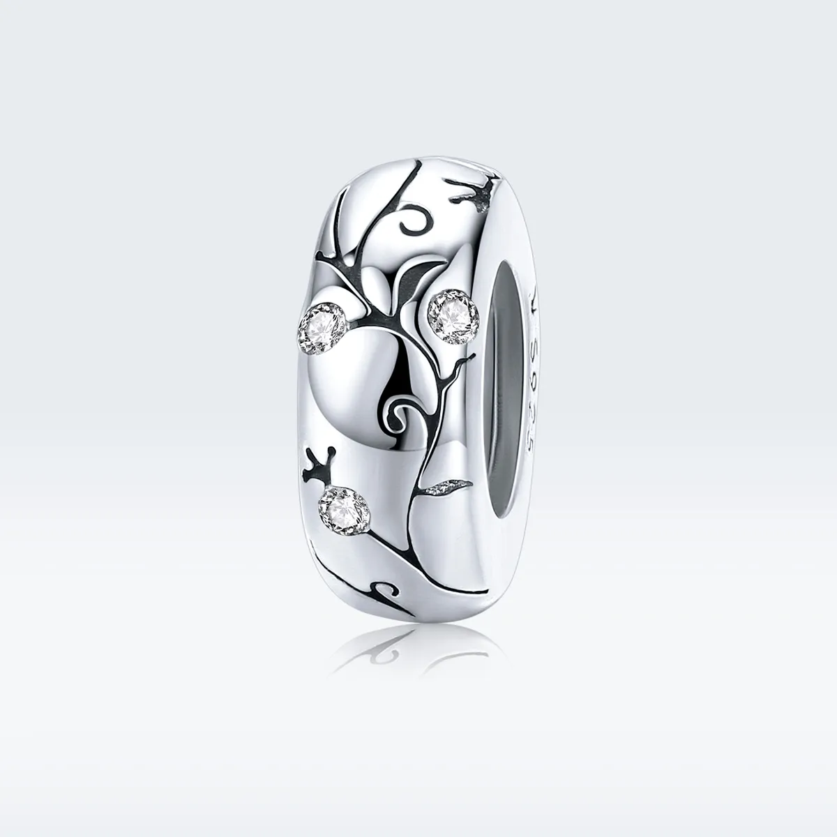 Pandora Style Silver Classical Pattern Spacer Charm - SCC1559