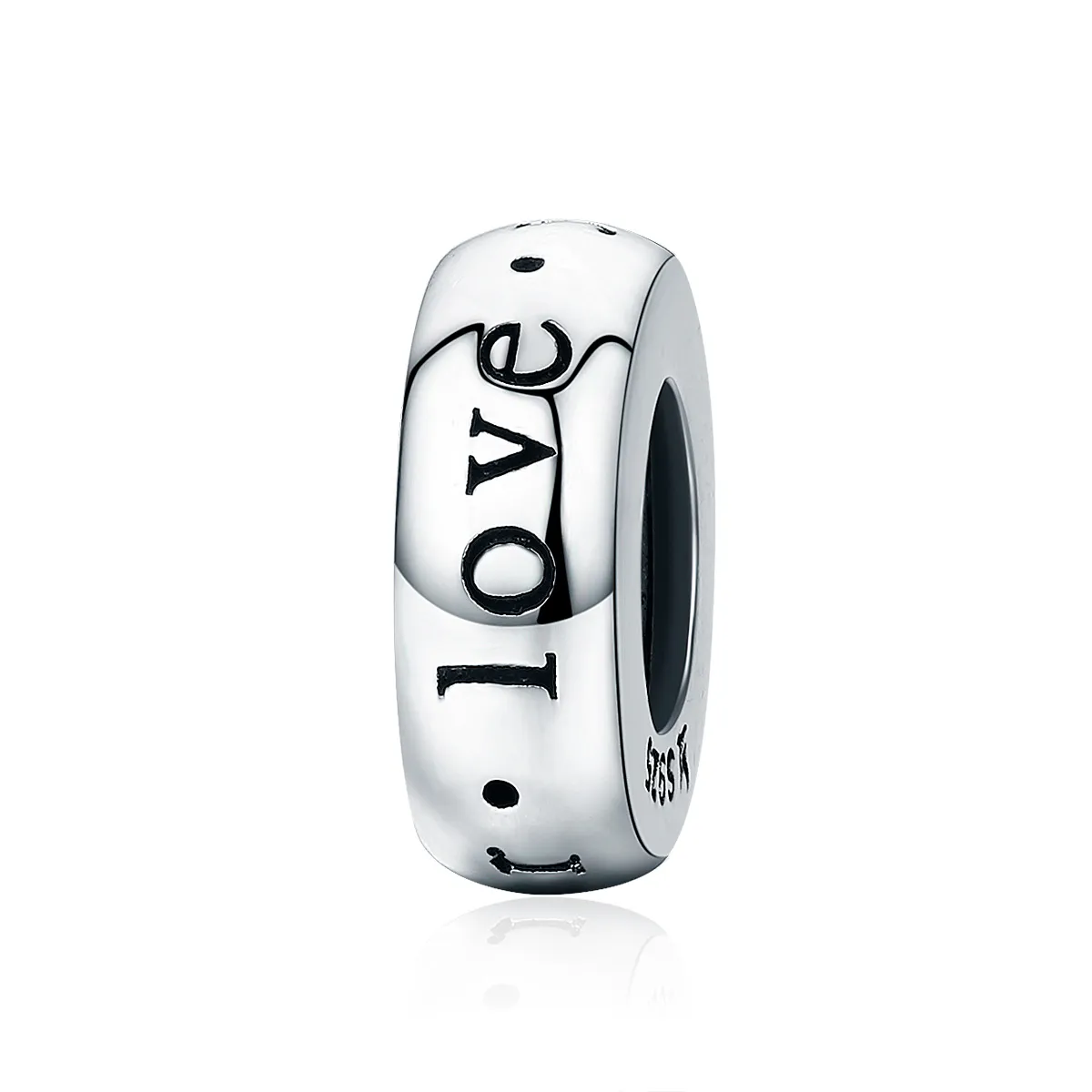 Pandora Style Silver Love You Forever Spacer Charm - SCC595