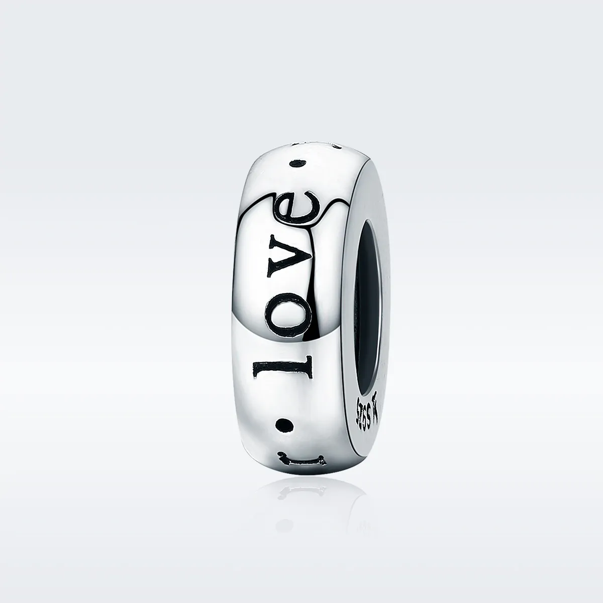 Pandora Style Silver Love You Forever Spacer Charm - SCC595