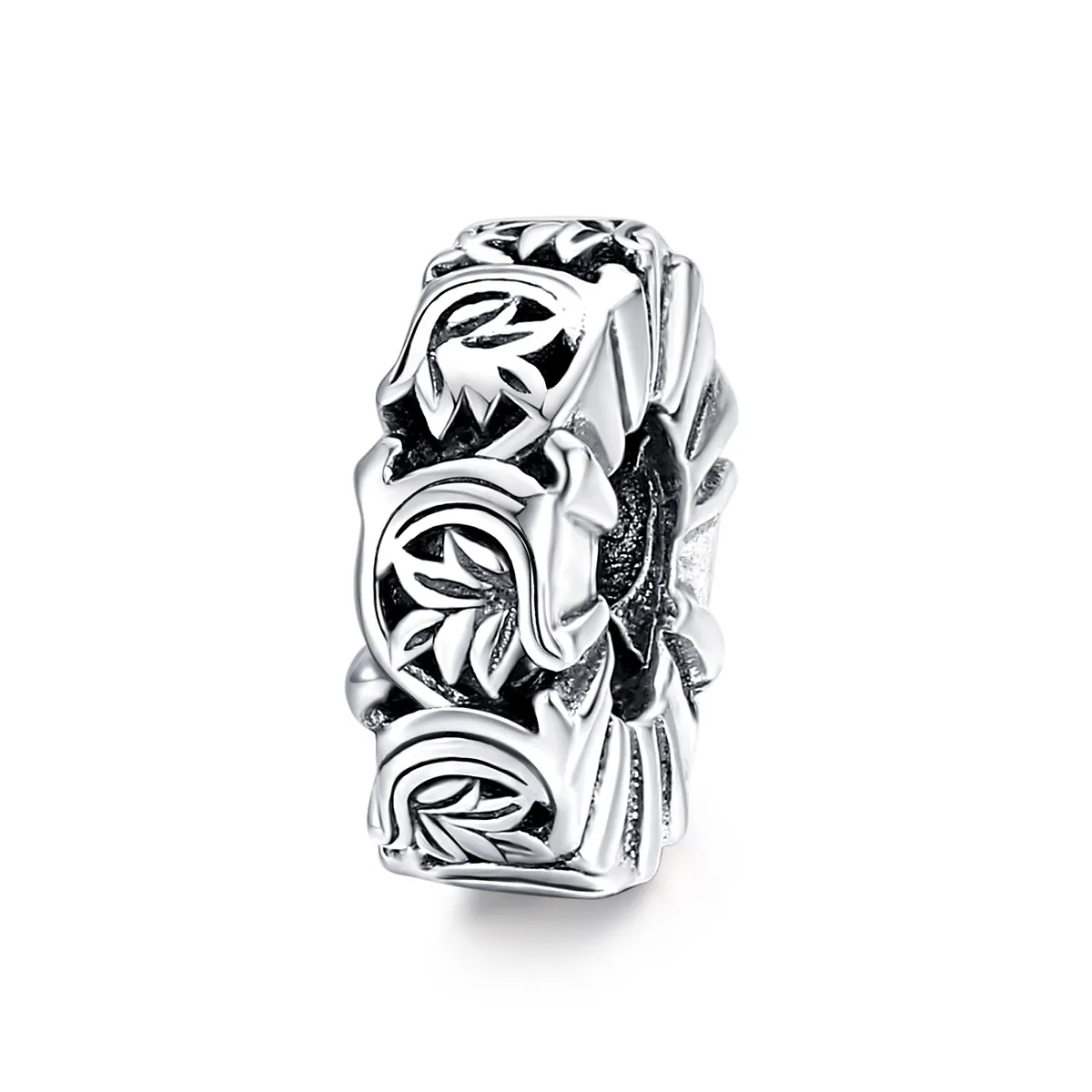 Pandora Style Silver Vintage Vines Spacer Charm - SCC1601