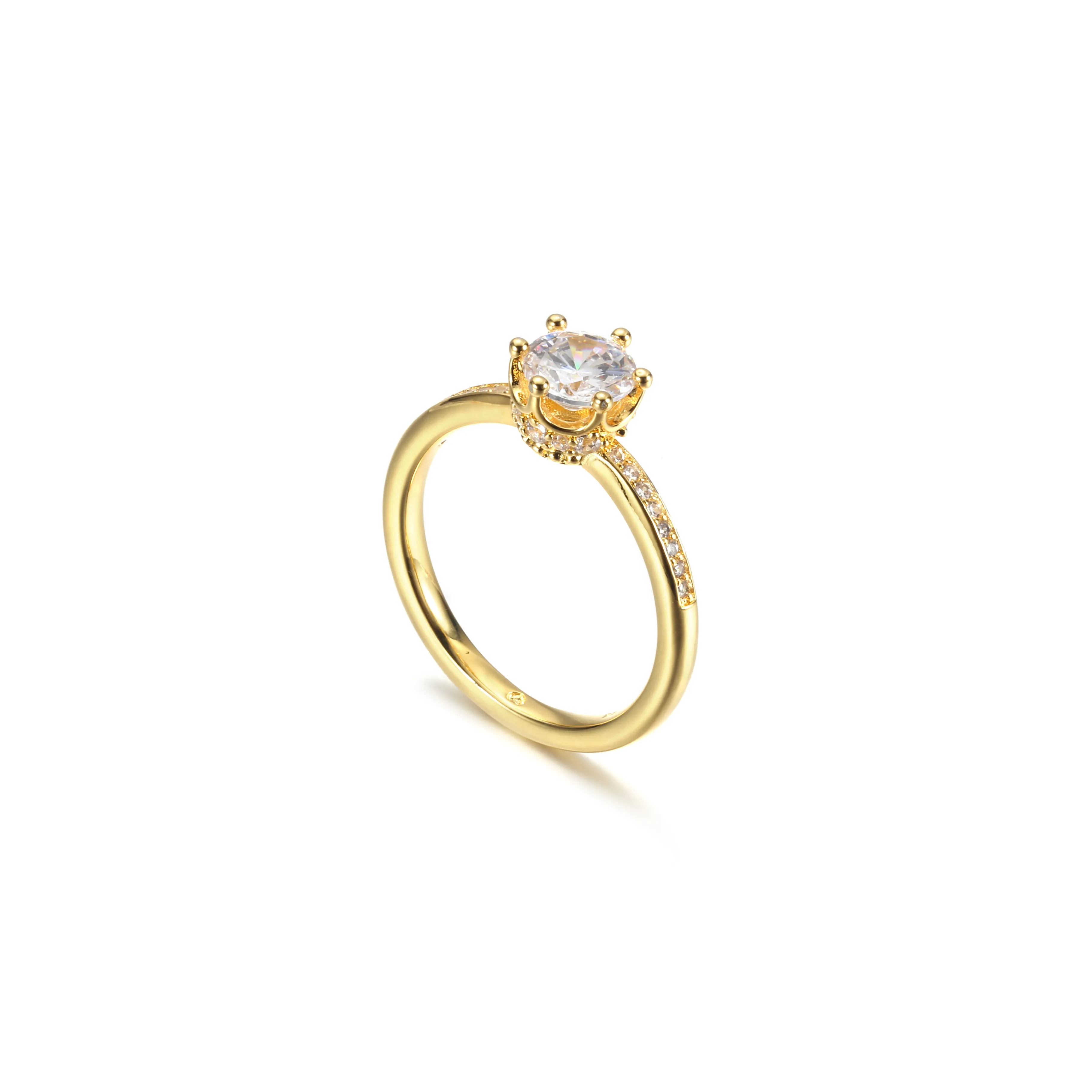 PANDORA Clear Sparkling Crown Solitaire Ring - 168289C01