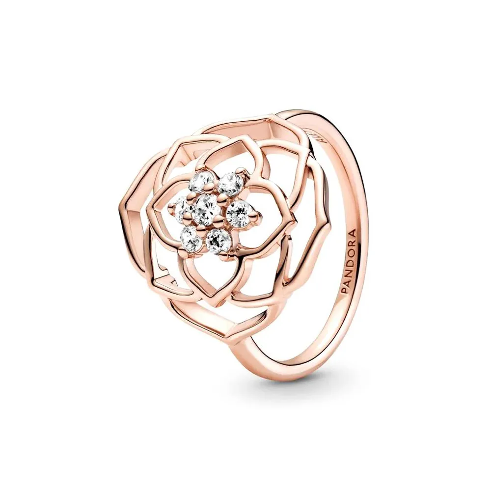 PANDORA rose petals statement ring - 189412C01