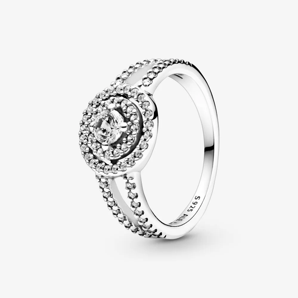 PANDORA Sparkling Double Halo Ring - 199408C01