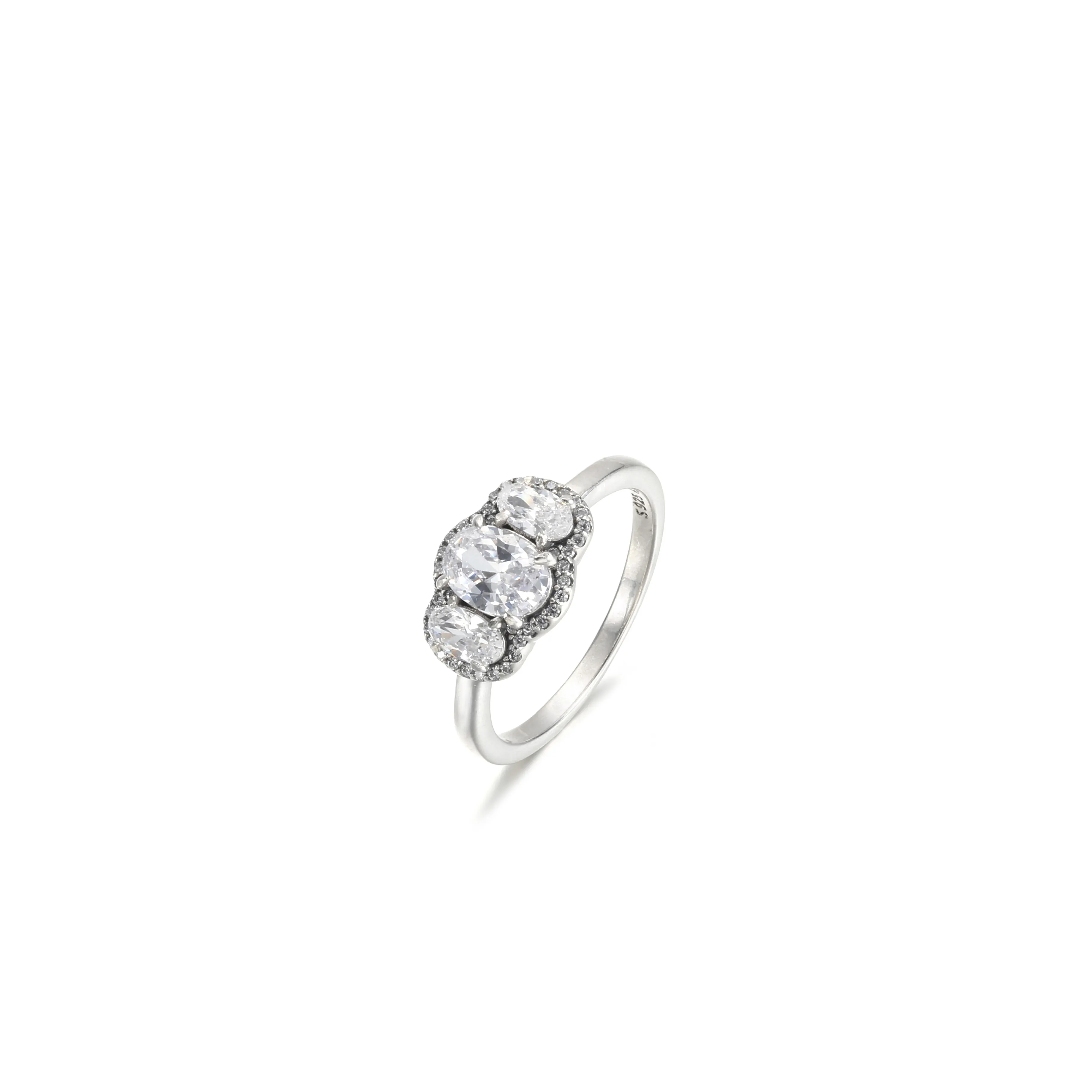 PANDORA Three Stone Vintage Ring - 190049C01