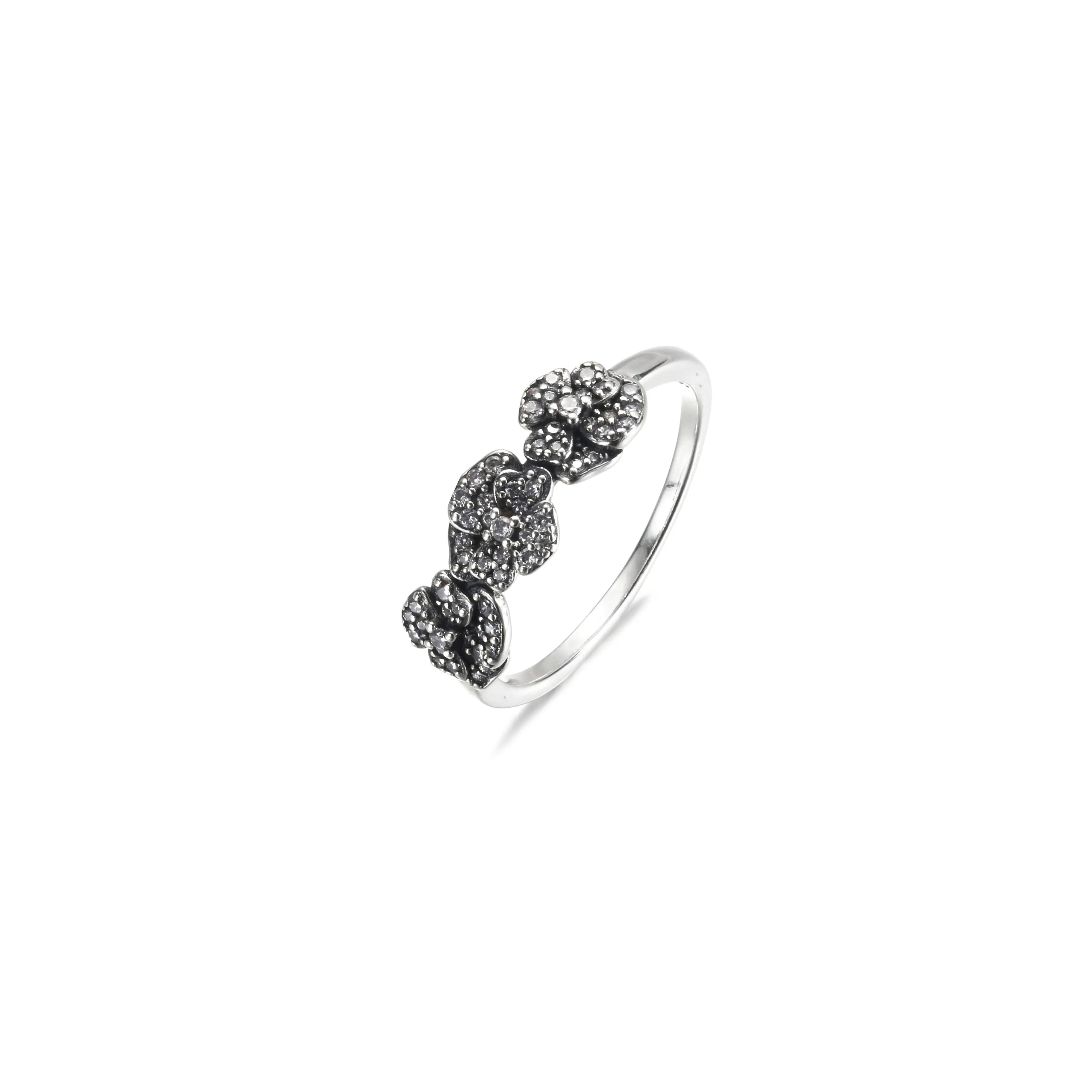 PANDORA Triple Pansy Flower Ring - 190786C01