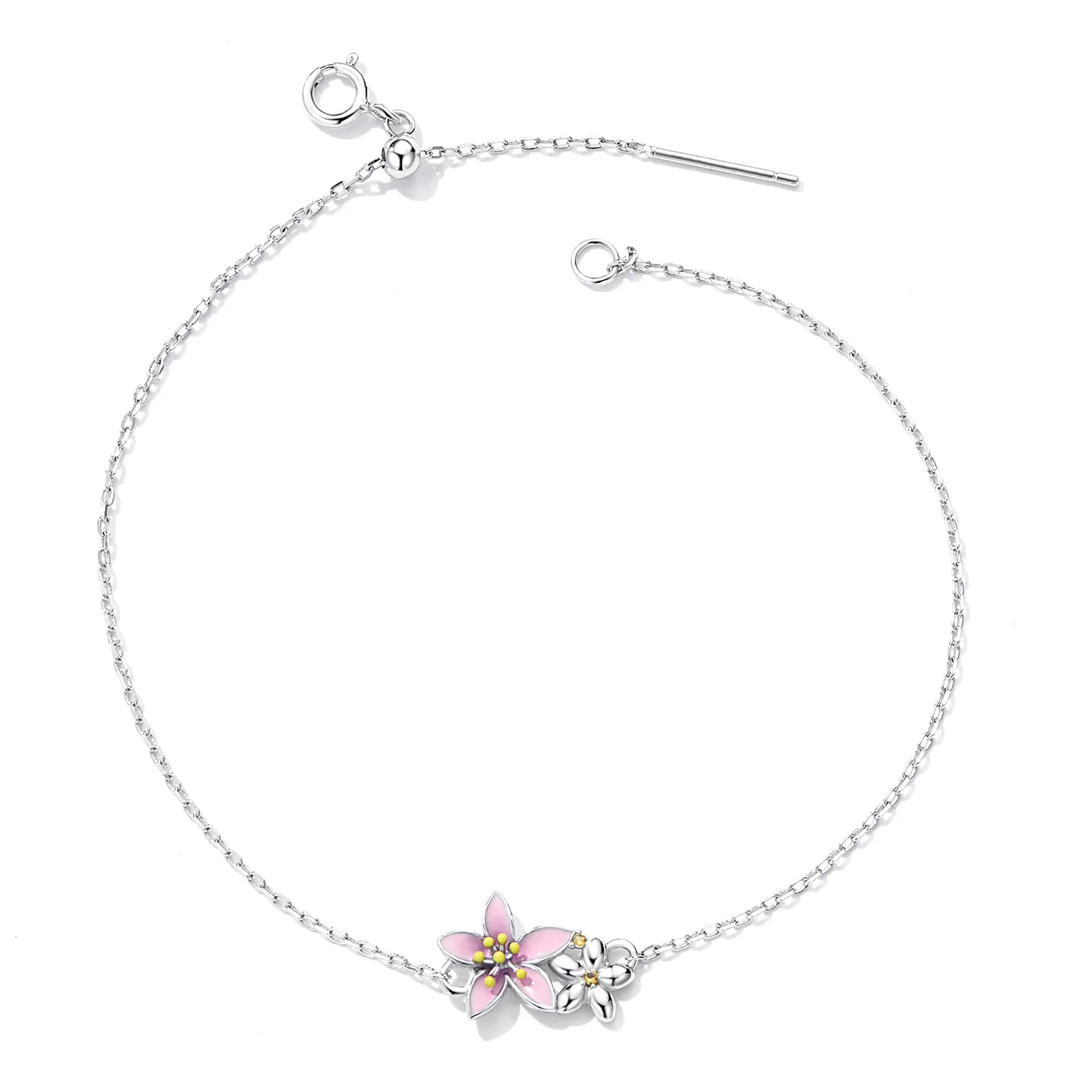 Pandora Style Beautiful Sakura Bracelet - SCB232