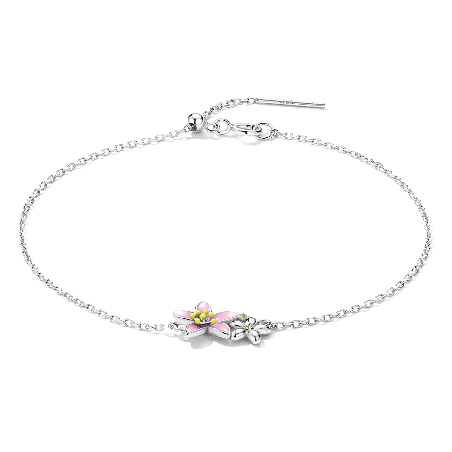 Pandora Style Beautiful Sakura Bracelet - SCB232