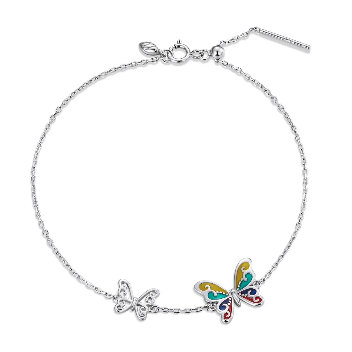 Pandora Style Brilliant Butterfly Bracelet - SCB228