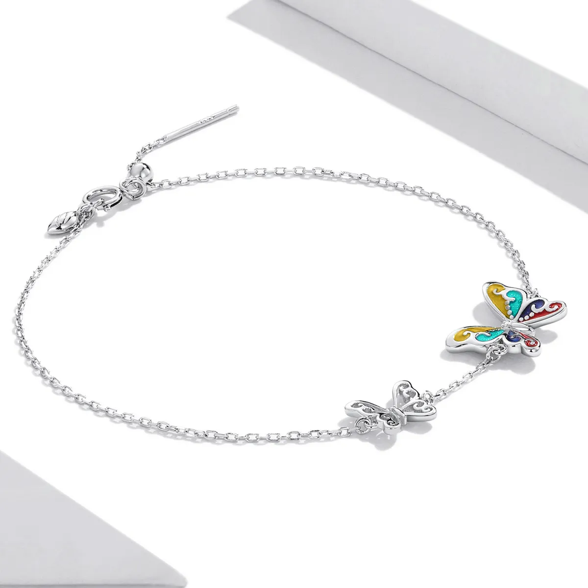 Pandora Style Brilliant Butterfly Bracelet - SCB228