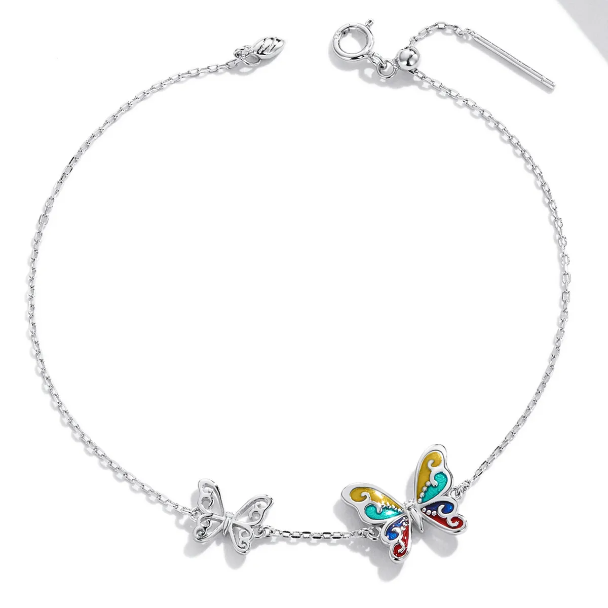 Pandora Style Brilliant Butterfly Bracelet - SCB228