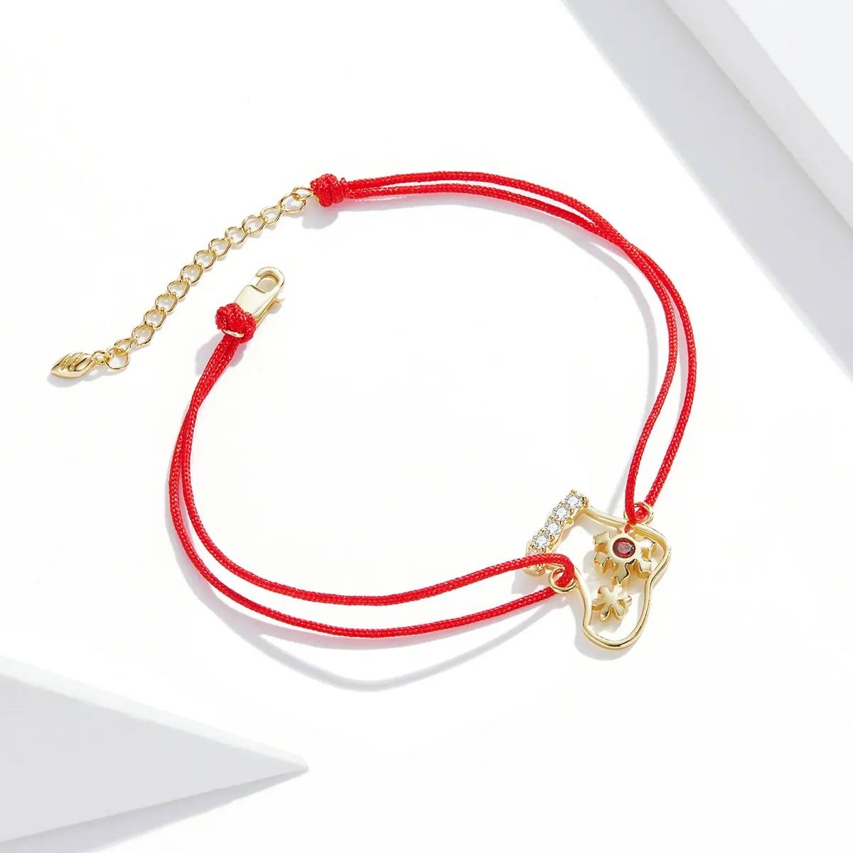 Pandora Style Christmas Socks Bracelet - SCB225