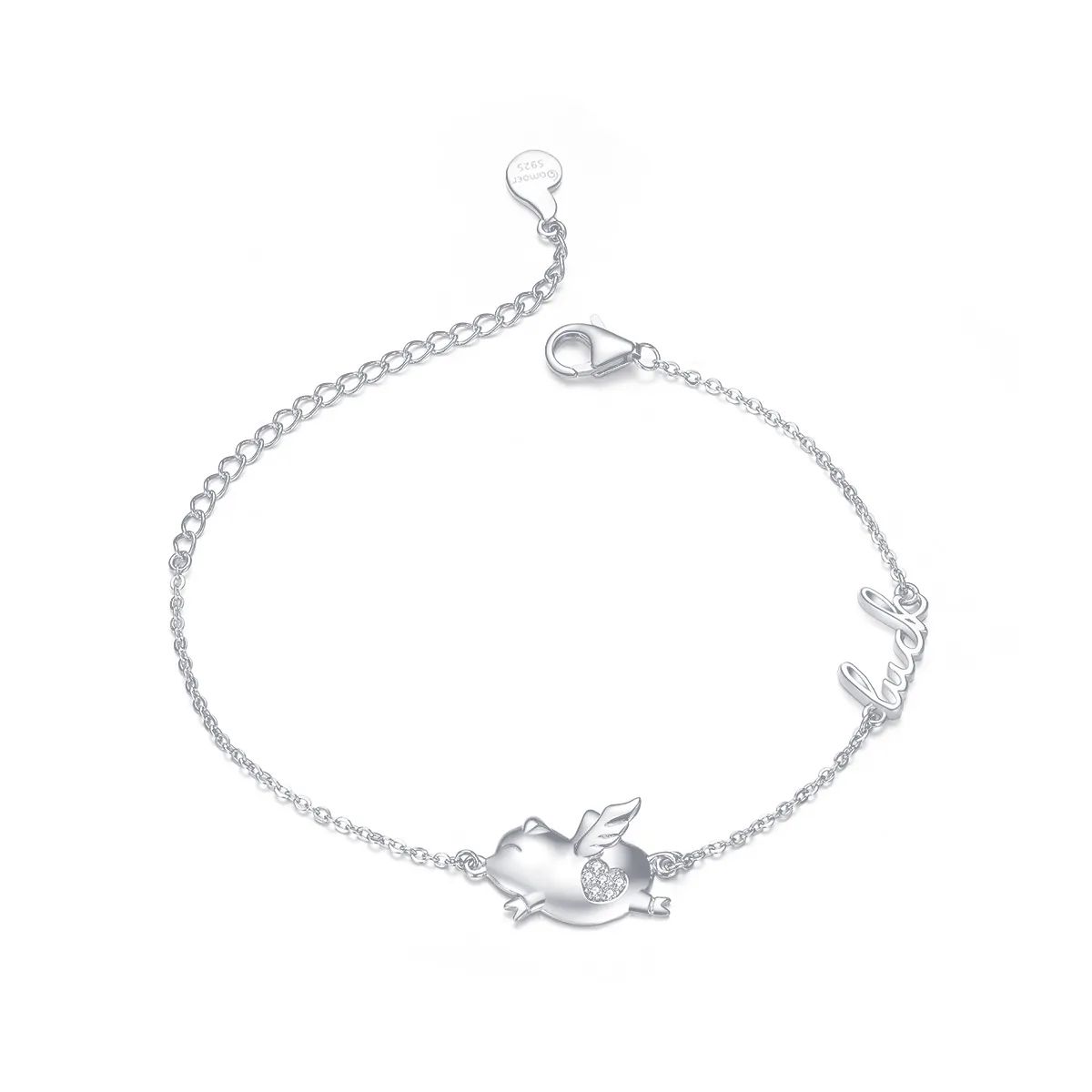 Pandora Style Little Flying Pig Bracelet - BSB022