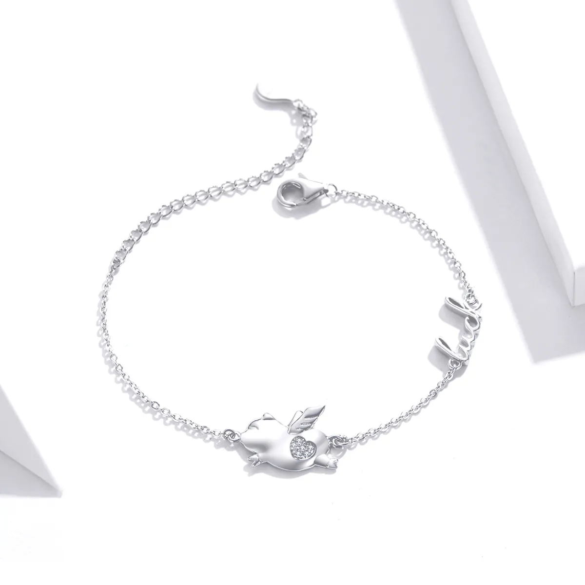 Pandora Style Little Flying Pig Bracelet - BSB022