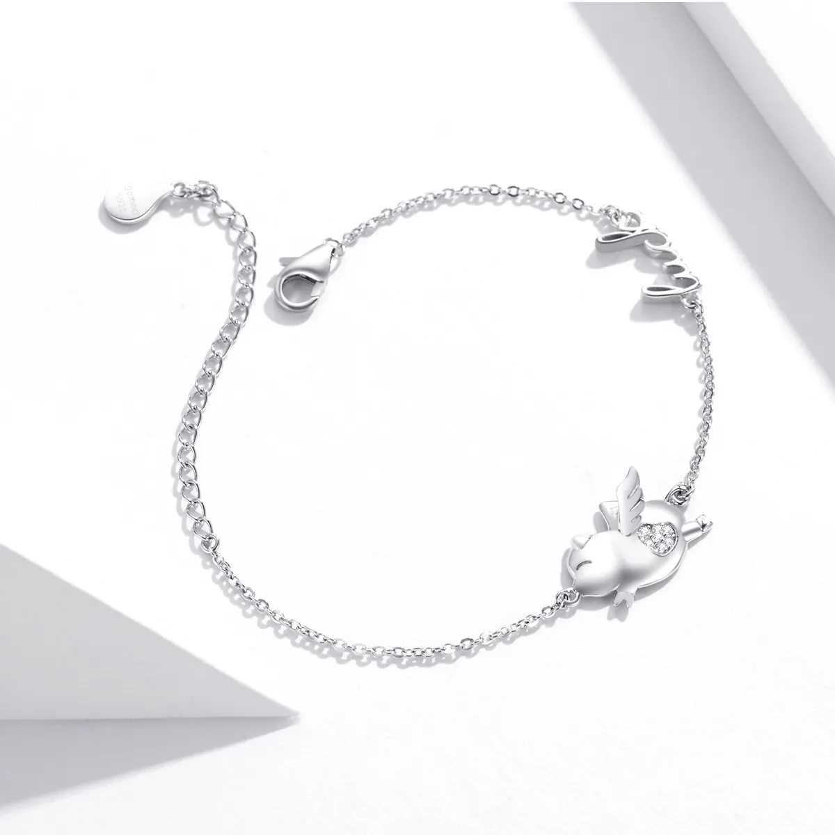 Pandora Style Little Flying Pig Bracelet - BSB022