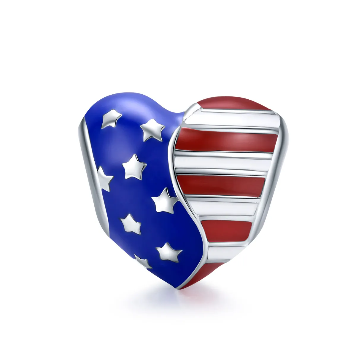 Pandora Style American Flag Charm - BSC281