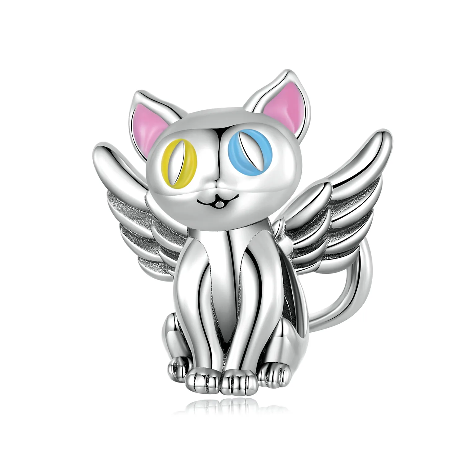 Pandora Style Angel Cat Charm - SCC2299