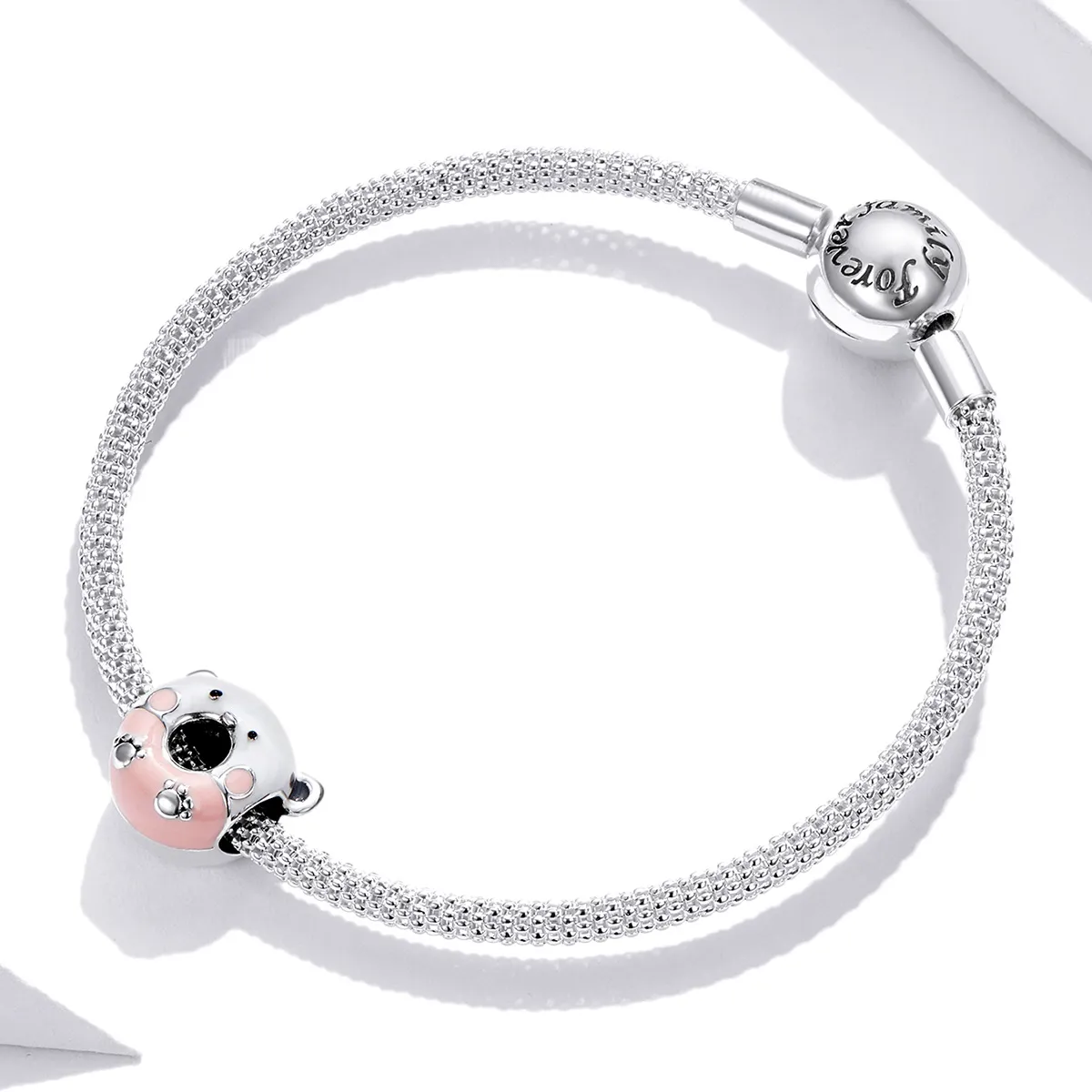 Pandora Style Bear Donuts Charm - SCC1876