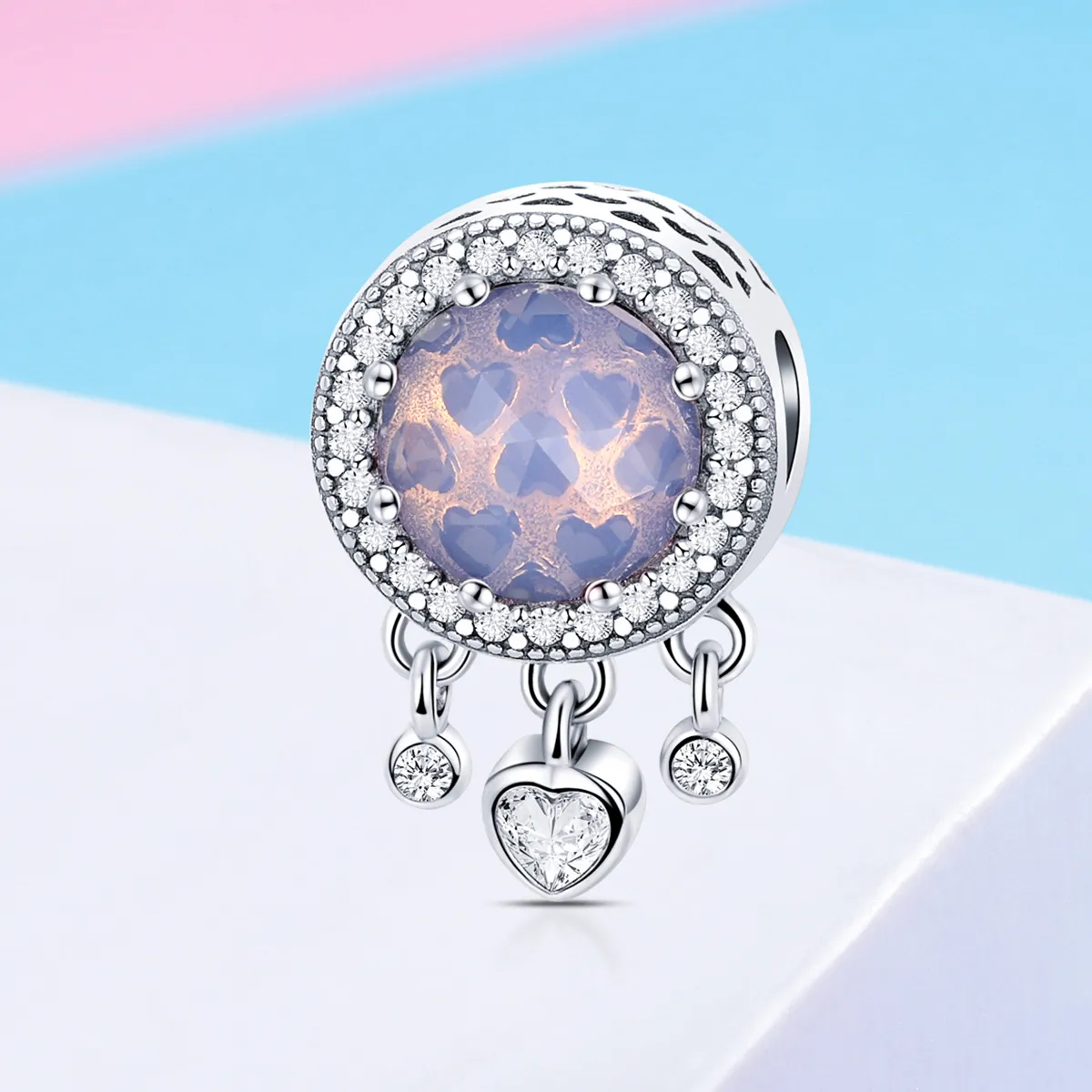 Pandora Style Bright Heart Charm - SCC999