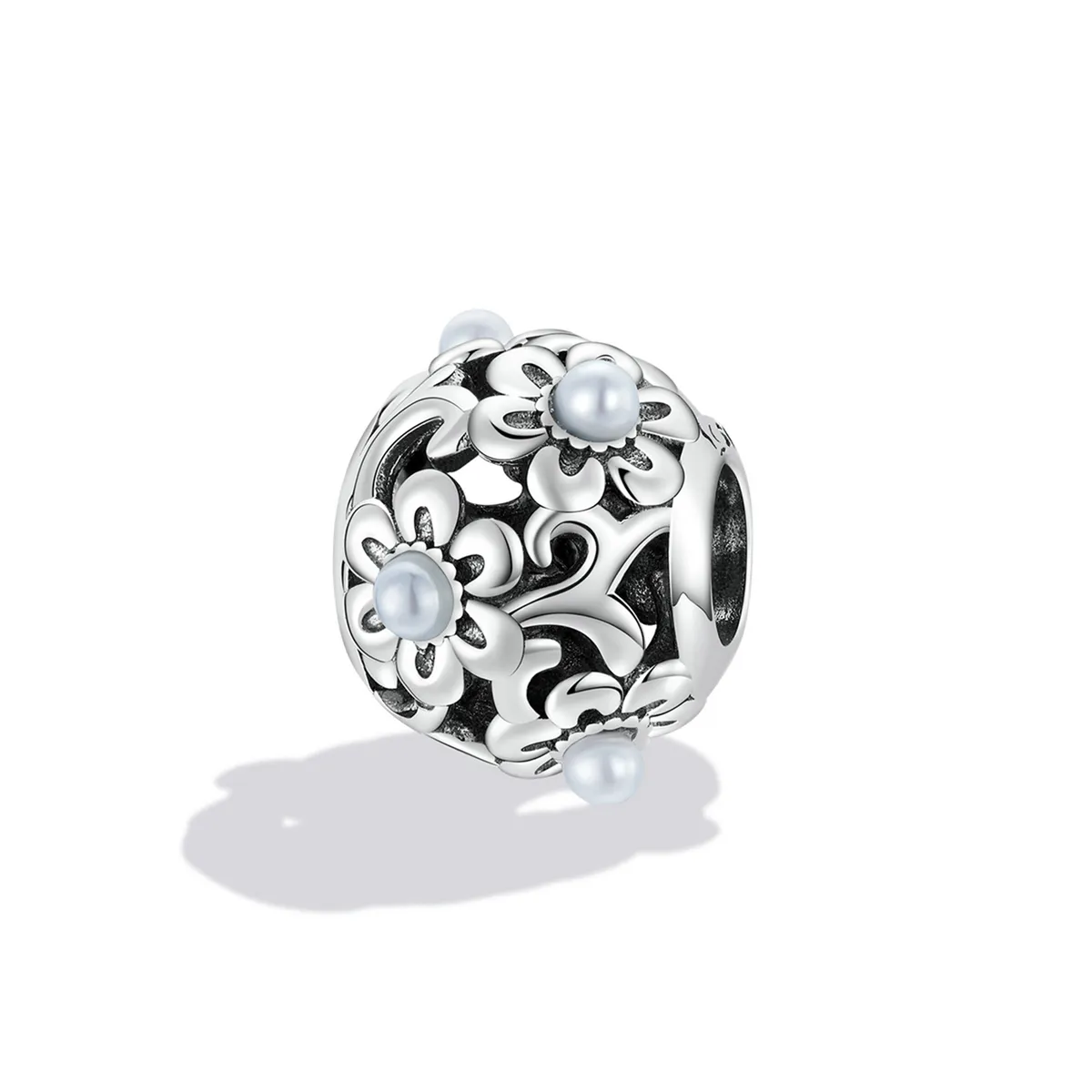 Pandora Style Classical Flowers Charm - SCC2182